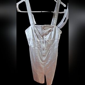 AMPM Shimmering Silver Midi Dress